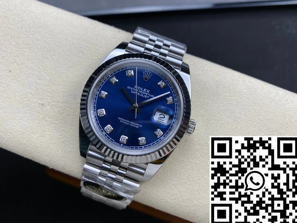 Datejust Dial M126334-0016 Factory Clean Blue Rolex 0407